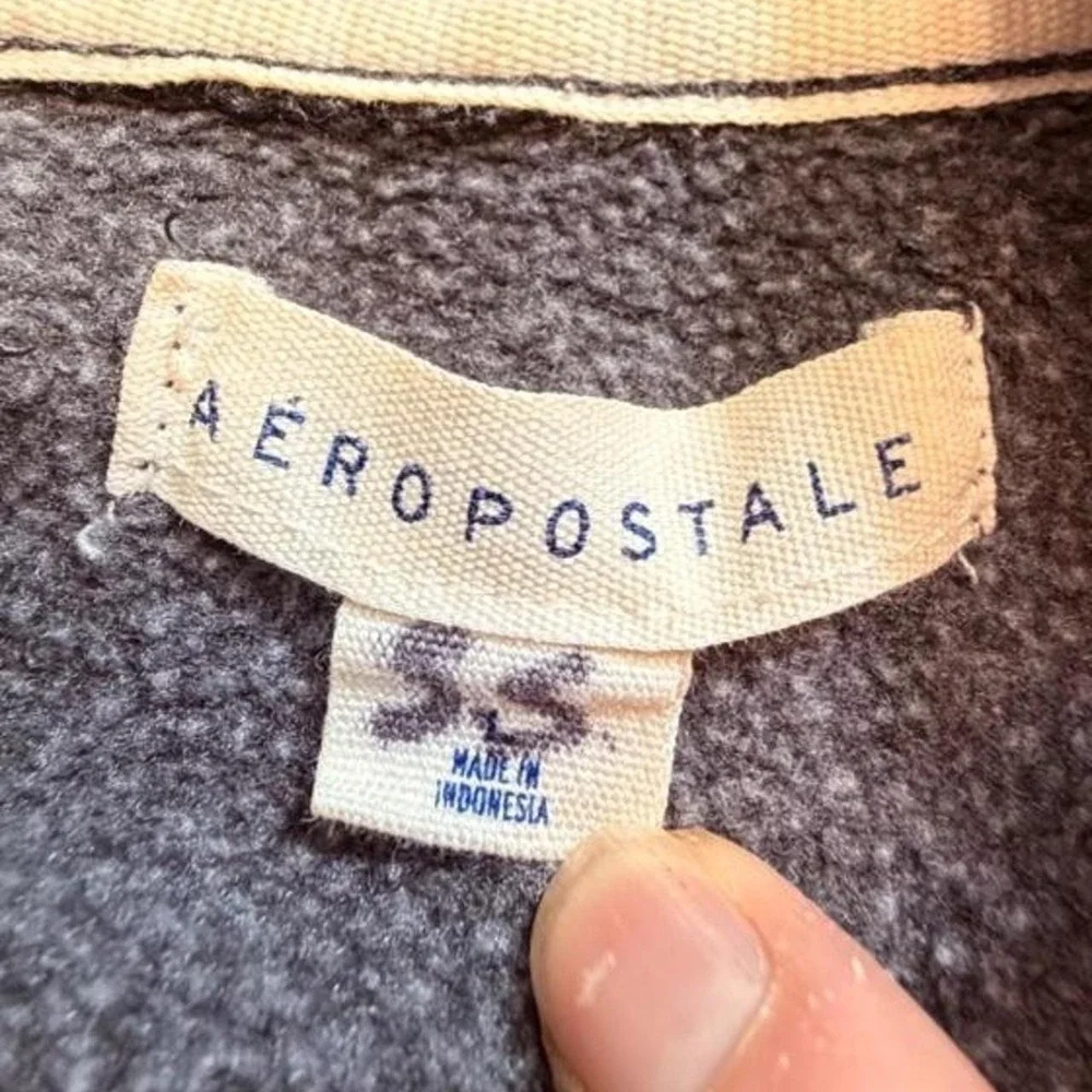 Aeropostale grey hooded